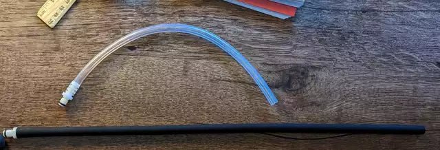 16 Inch Black Silicone Tube - PMP LLC