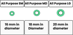 All Purpose Cockrings - 3 Pack