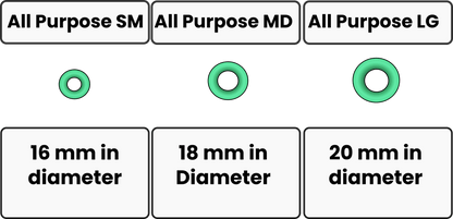All Purpose Cock Rings - 3 Pack - PMP LLC