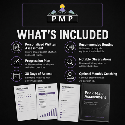 Peak Male Full Assessment - PMP LLC